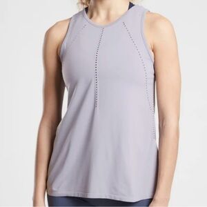 ATHLETA Muted Lilac FOOTHILL SEAMLESS TANK Sz Small